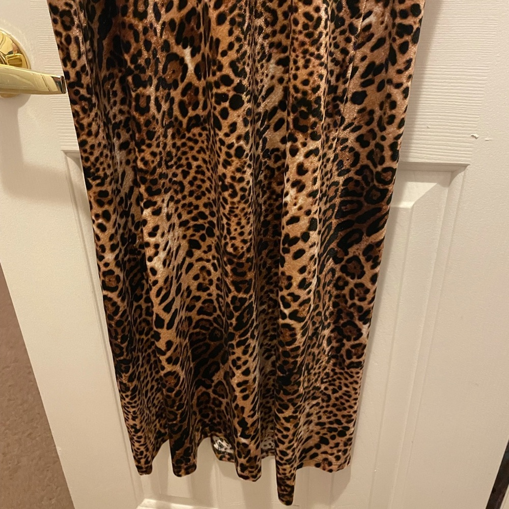 Cheetah Strap long dress. Forever 21 size S. - Picture 7 of 8